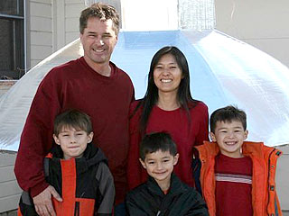 The Heene family, courtesy of People Magazine.