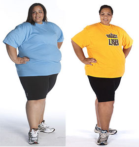 Before and after photo of Shay Sorrells photo courtesy of dietsinreview.com.
