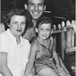 Susan Katz at age six with parents. Photo courtesy of New York Times.