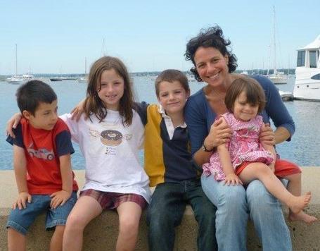 Alma Schneider and the kids