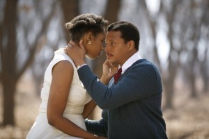 Jennifer Hudson and Terrence Howard portray South African Civil Rights icons Winnie and Nelson Mandela in "Winnie." Photo courtesy of IMDB.com.