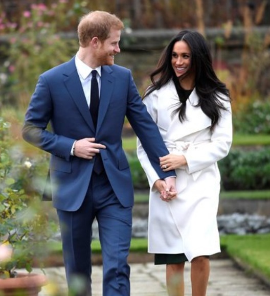 Prince Harry and fiancee Meghan Markle. Photo from New York Times.